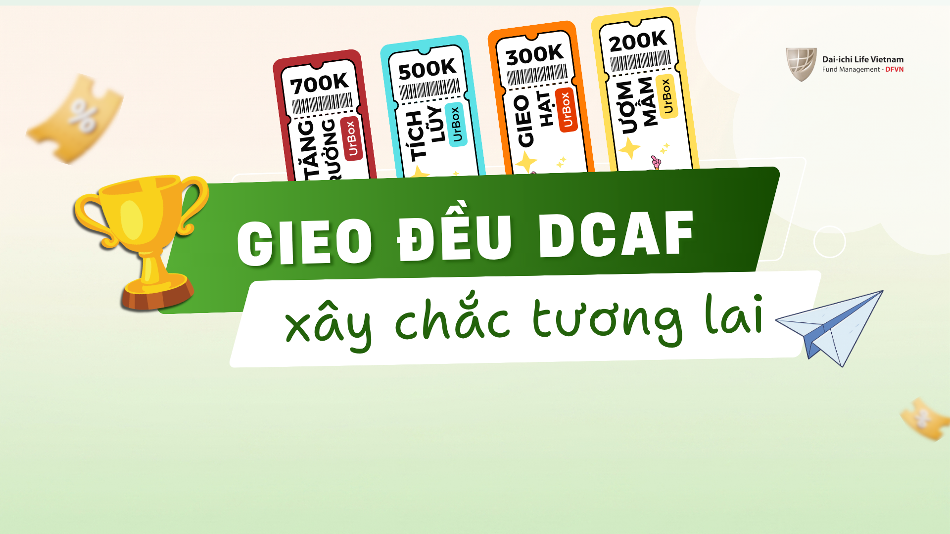 THỂ LỆ CHƯƠNG TRÌNH:  “GIEO ĐỀU DCAF - XÂY CHẮC TƯƠNG LAI”